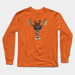 Chill Moose Latte Long Sleeve T-Shirt